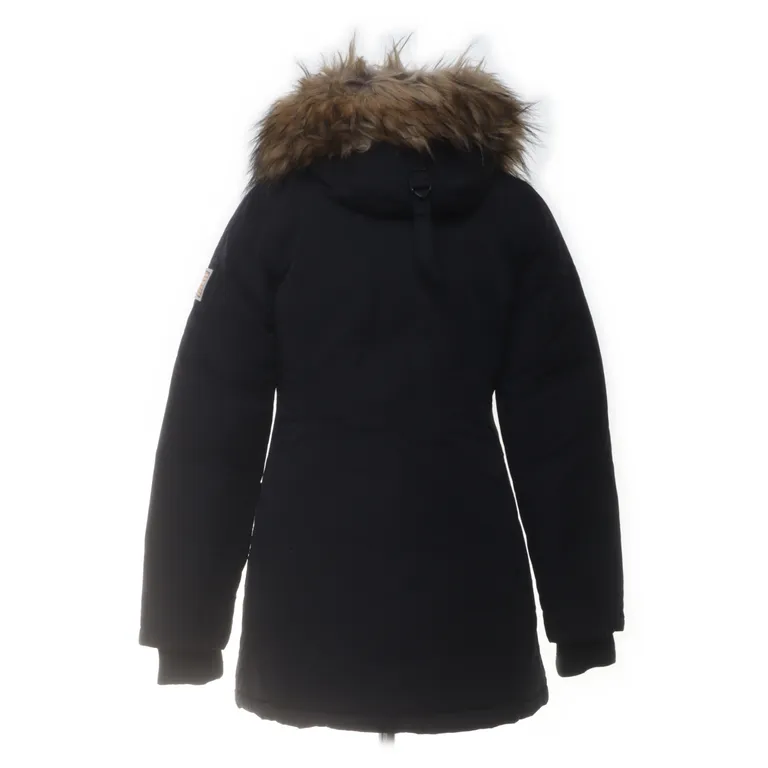 Vinterjacka (Svart) från Svea Bomull, Nylon, Dun, Päls - Vinkel 2