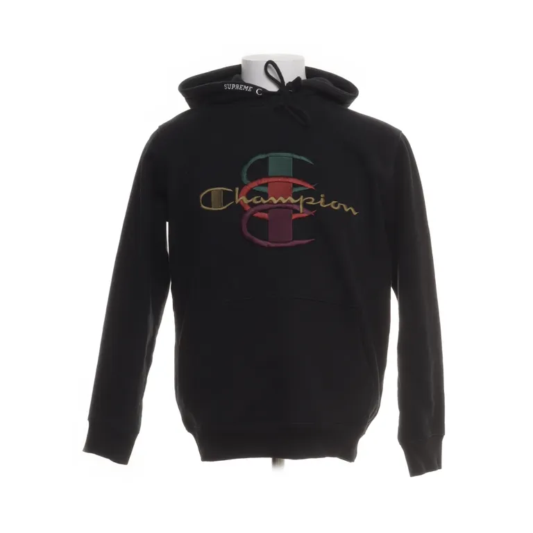 Sweat à capuche (Noir) de Supreme x Champion Coton, Polyester, Élasthane