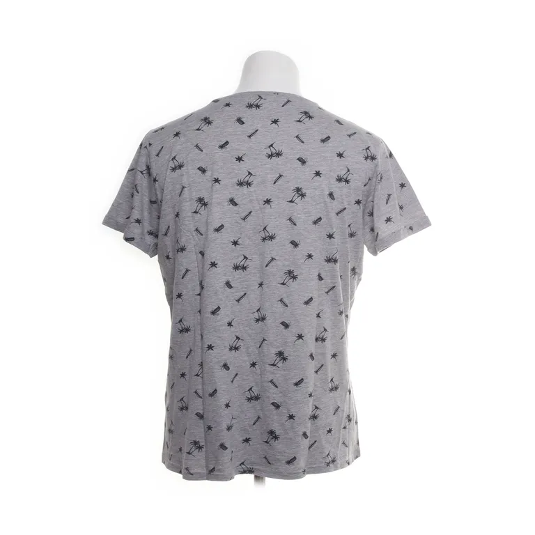 T-shirt (Grå) från Livergy Viskos, Bomull - Vinkel 2
