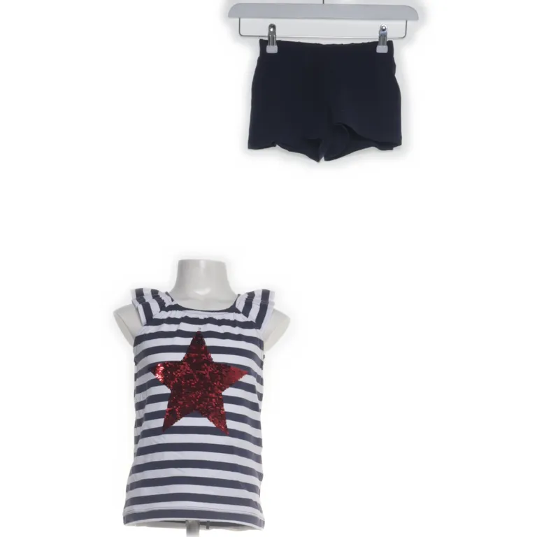 Set (Blå, Vit) från Kids World Bomull, Elastan