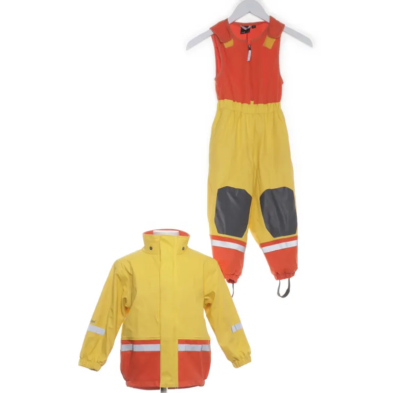 Regnställ (Gul, Orange) från Didriksons 1913 Polyuretan, Polyester