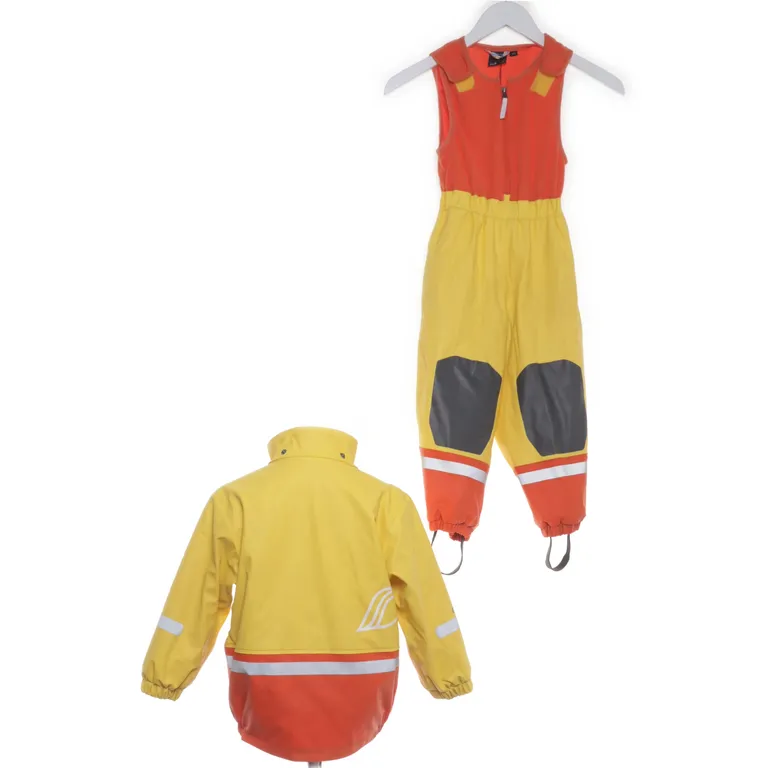 Regnställ (Gul, Orange) från Didriksons 1913 Polyuretan, Polyester - Vinkel 2