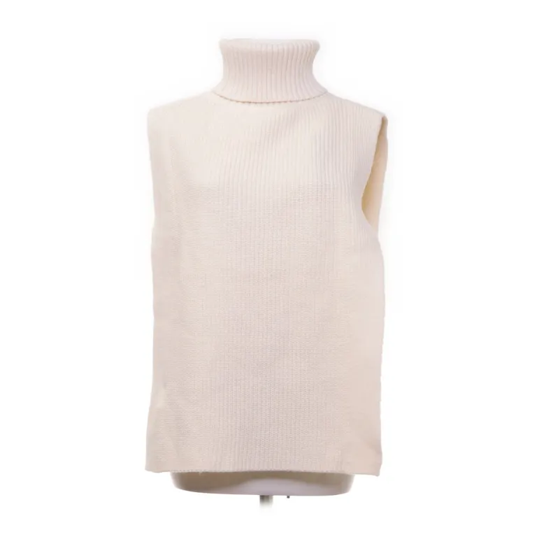 Slipover (Vit) från H&M Polyester, Akryl, Ull