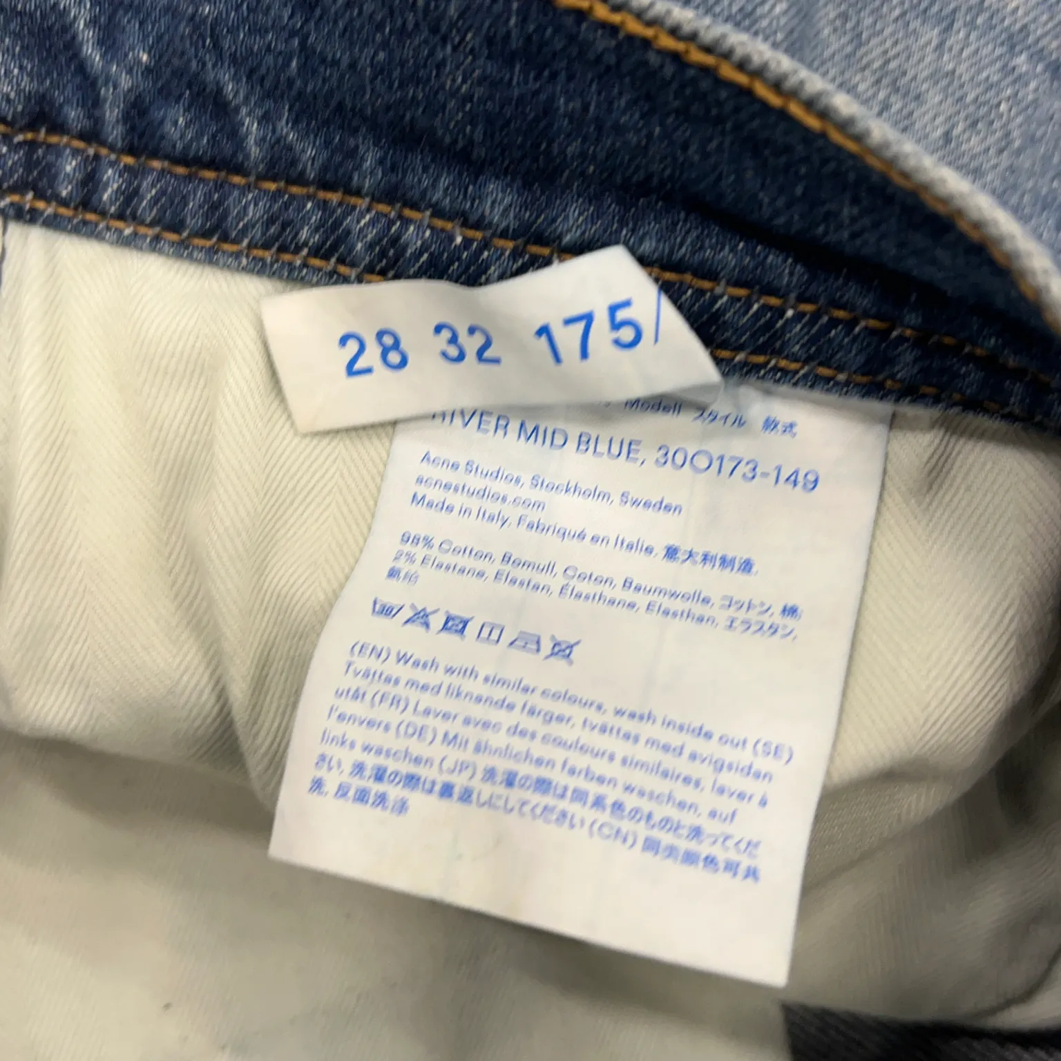 Acne Studios Blå Konst - bild 4