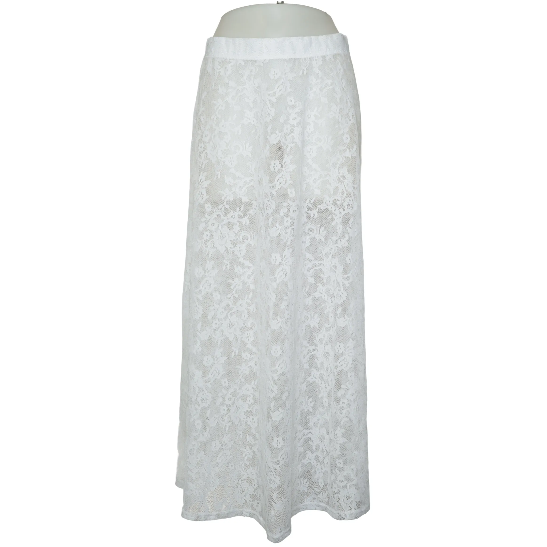 NA-KD - Lace Maxi Skirt Maxirock - WMN-INT-S