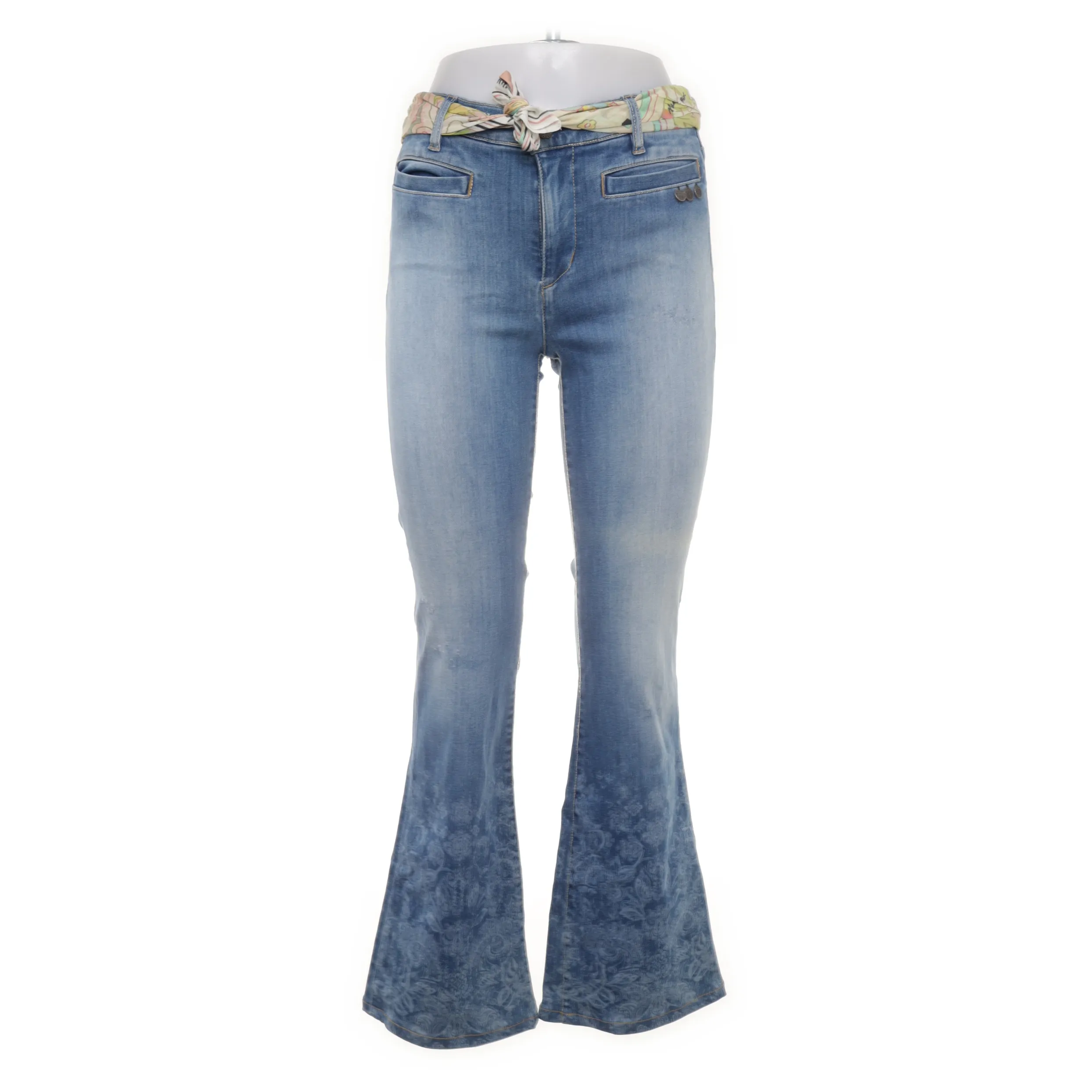 Odd Molly - Utsvänga jeans med blomdetaljer på nedra del av benen. Jeans - WMN-EU-28