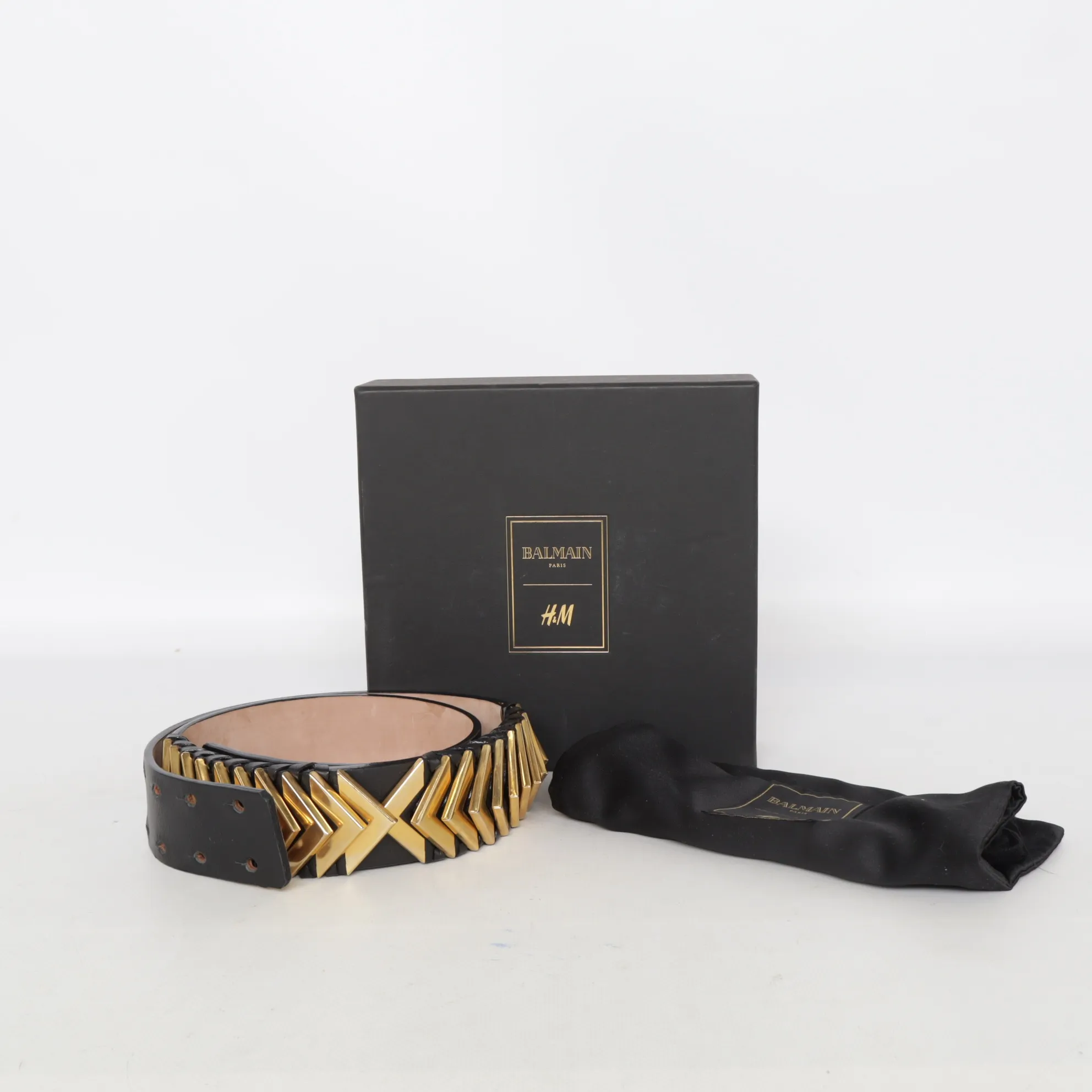 Balmain x H&M mirrored belt sz XS/S. Elevated by BALMAIN ? Hosted by: @kikiontheriver Photos  main image 2