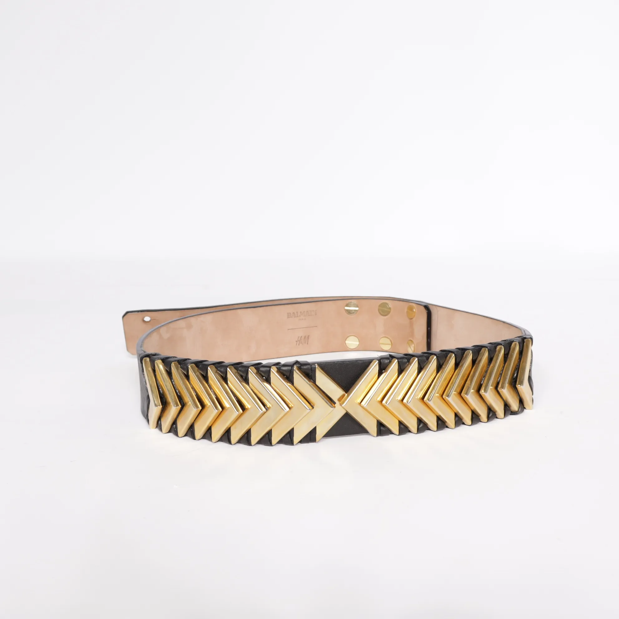 Balmain x H&M mirrored belt sz XS/S. Elevated by BALMAIN ? Hosted by: @kikiontheriver Photos  main image 4