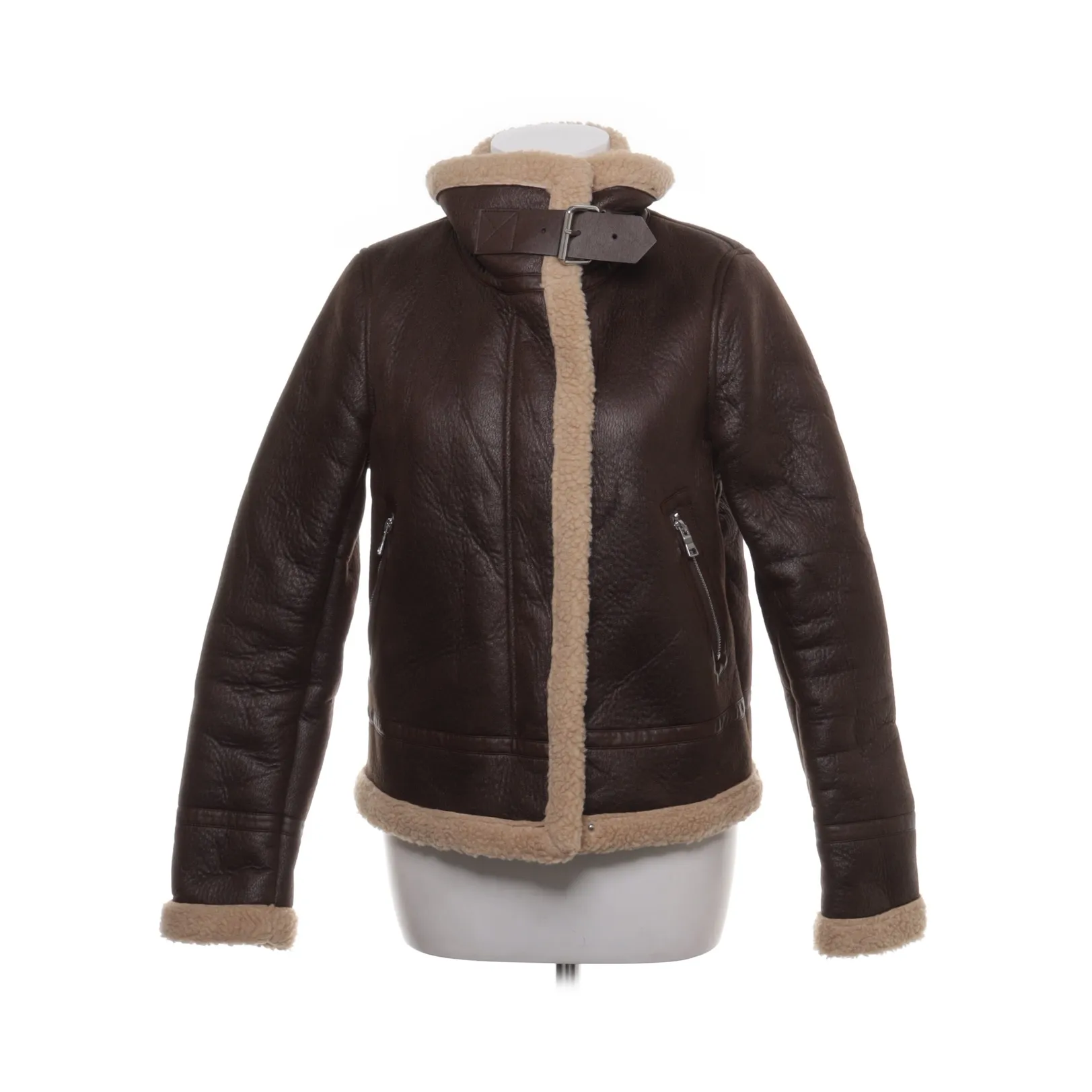 New Look - Shearling Jacke - WMN-EU-38
