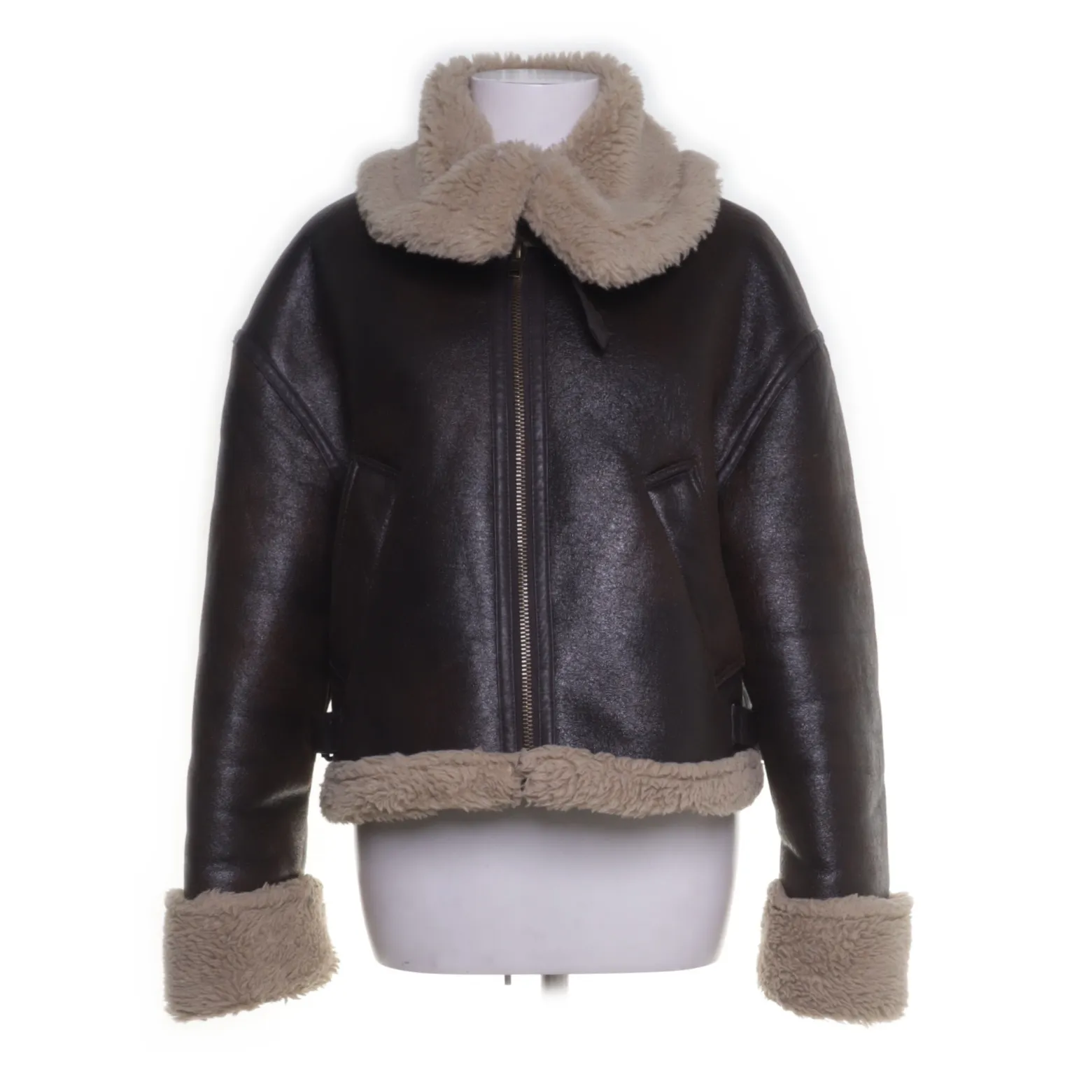 Zara - Shearling Jacke - WMN-INT-S