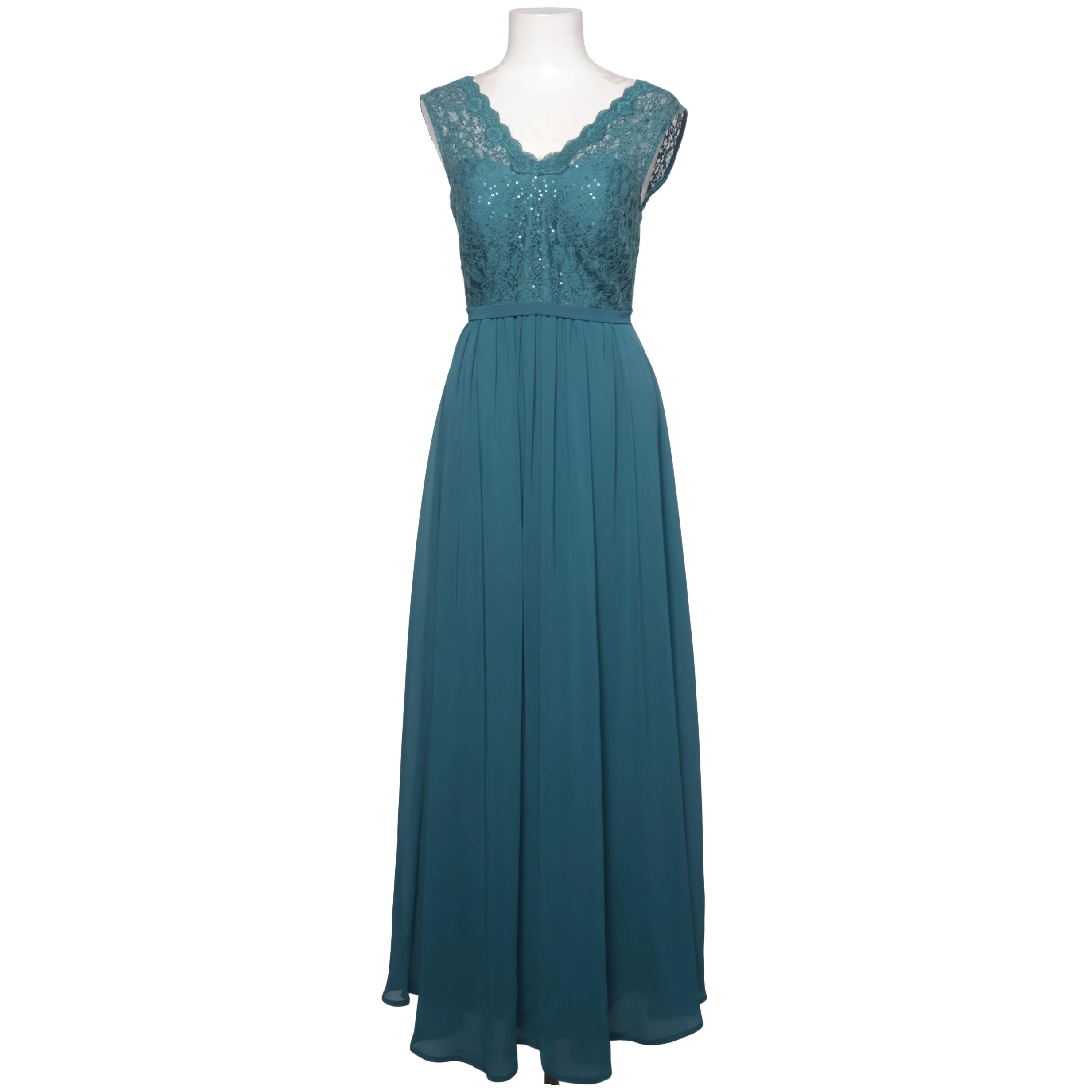 chiffon dresses for weddings Zapaka Women Orange Ruffled Wedding Guest Dress A Line V Neck Long Formal Dress, Orange / US26W Round 1 Size:L: Bust 37-39”; Waist 31-33”; Hip 41-42” line silhouette Light Blue Quinceañera Dresses