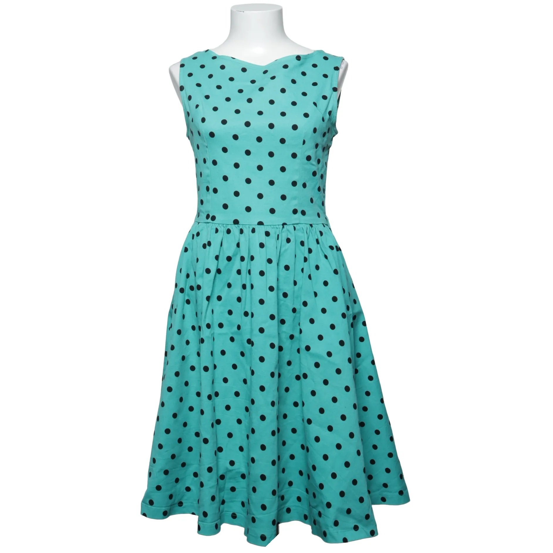 lindy bop green polka dot dress Sandra Sage Polka Dot 1950s Dress XS – OMNIA main image 1