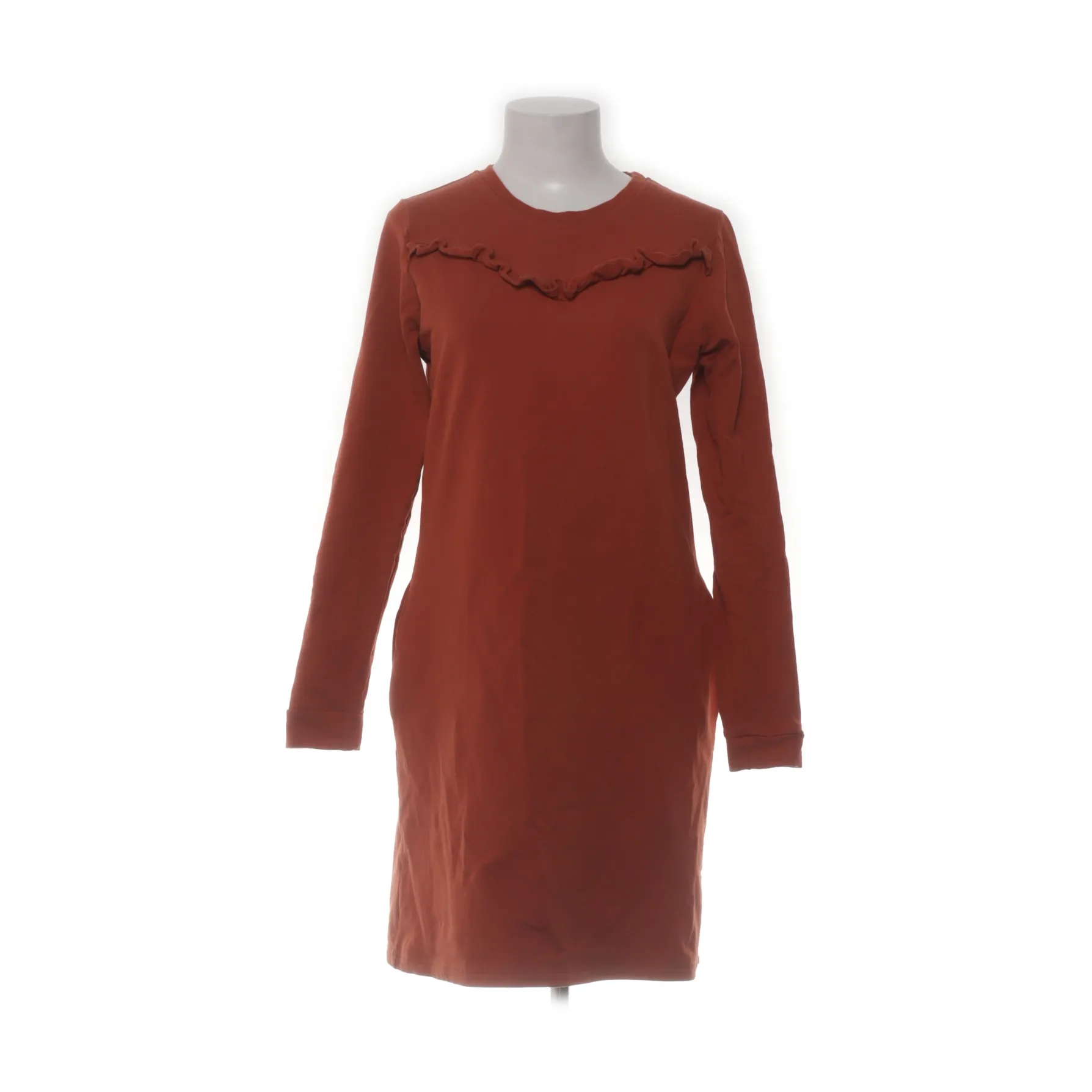 chinese dress ladies Linen Wrap Dress Yoho in Aurora Red main image 0