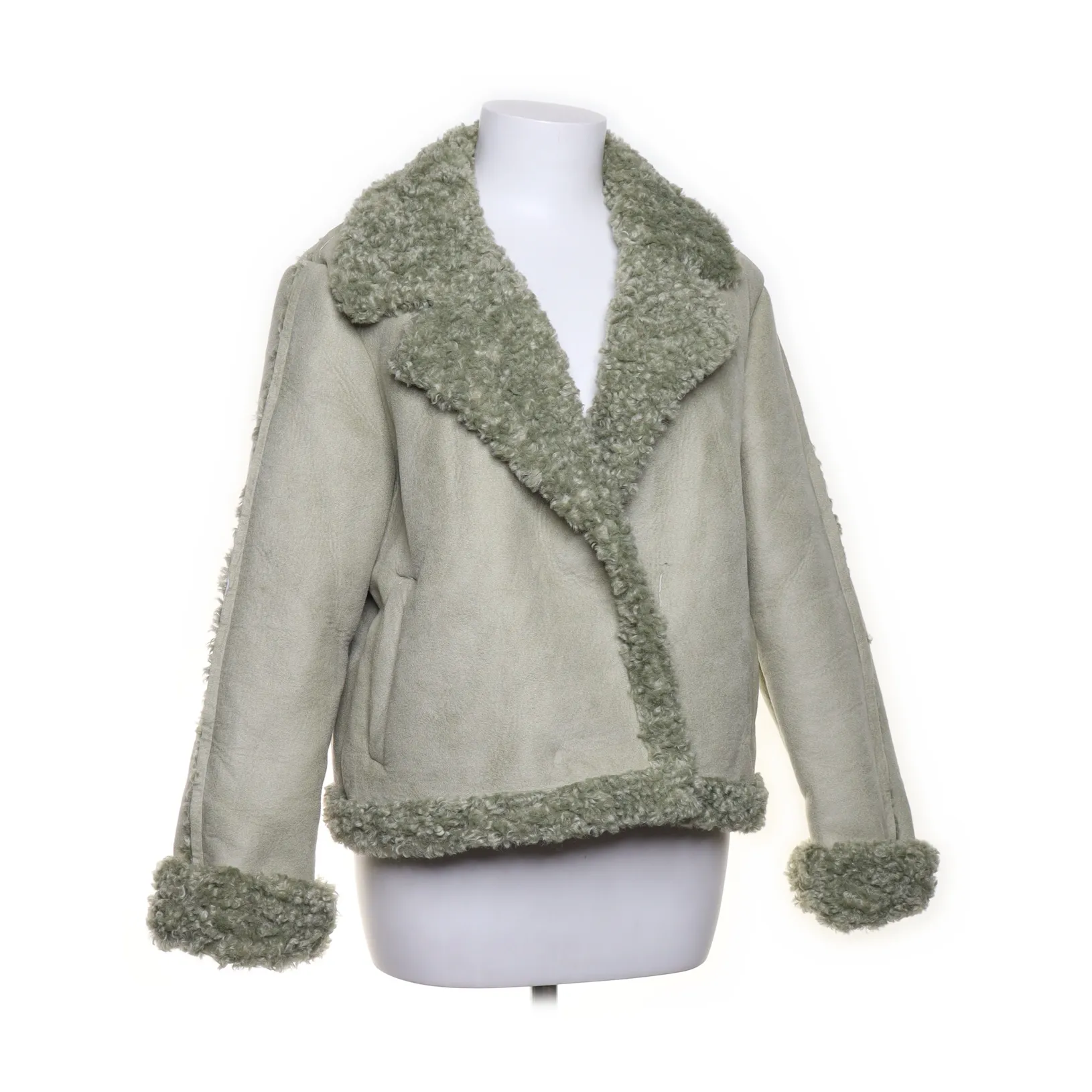 NA-KD - Shearling Jacke - WMN-EU-36