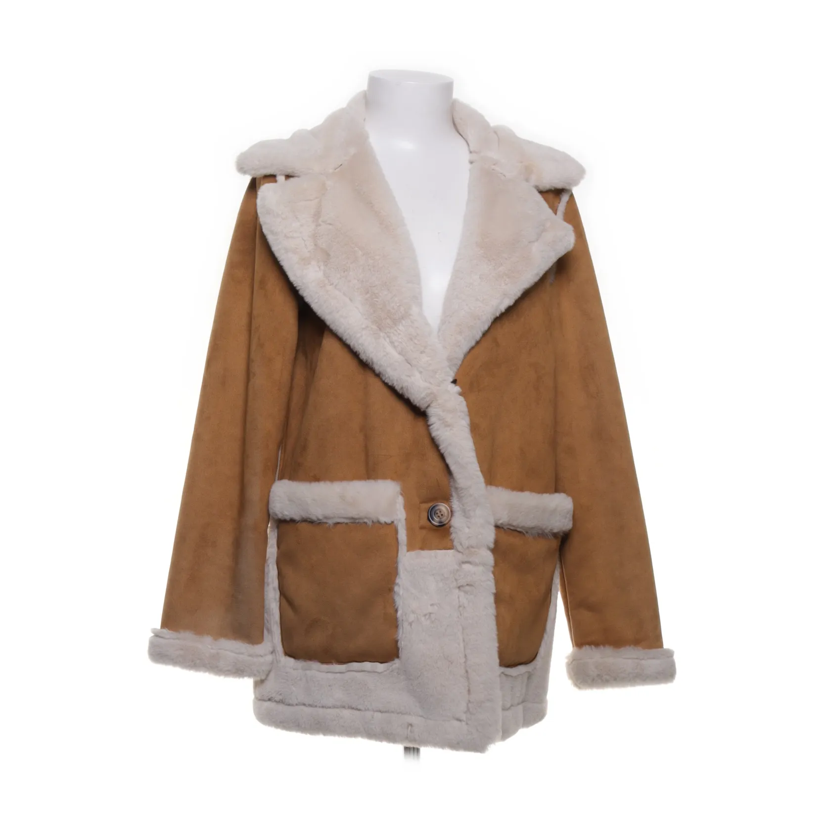 River Island - Shearling Jacke - WMN-EU-38