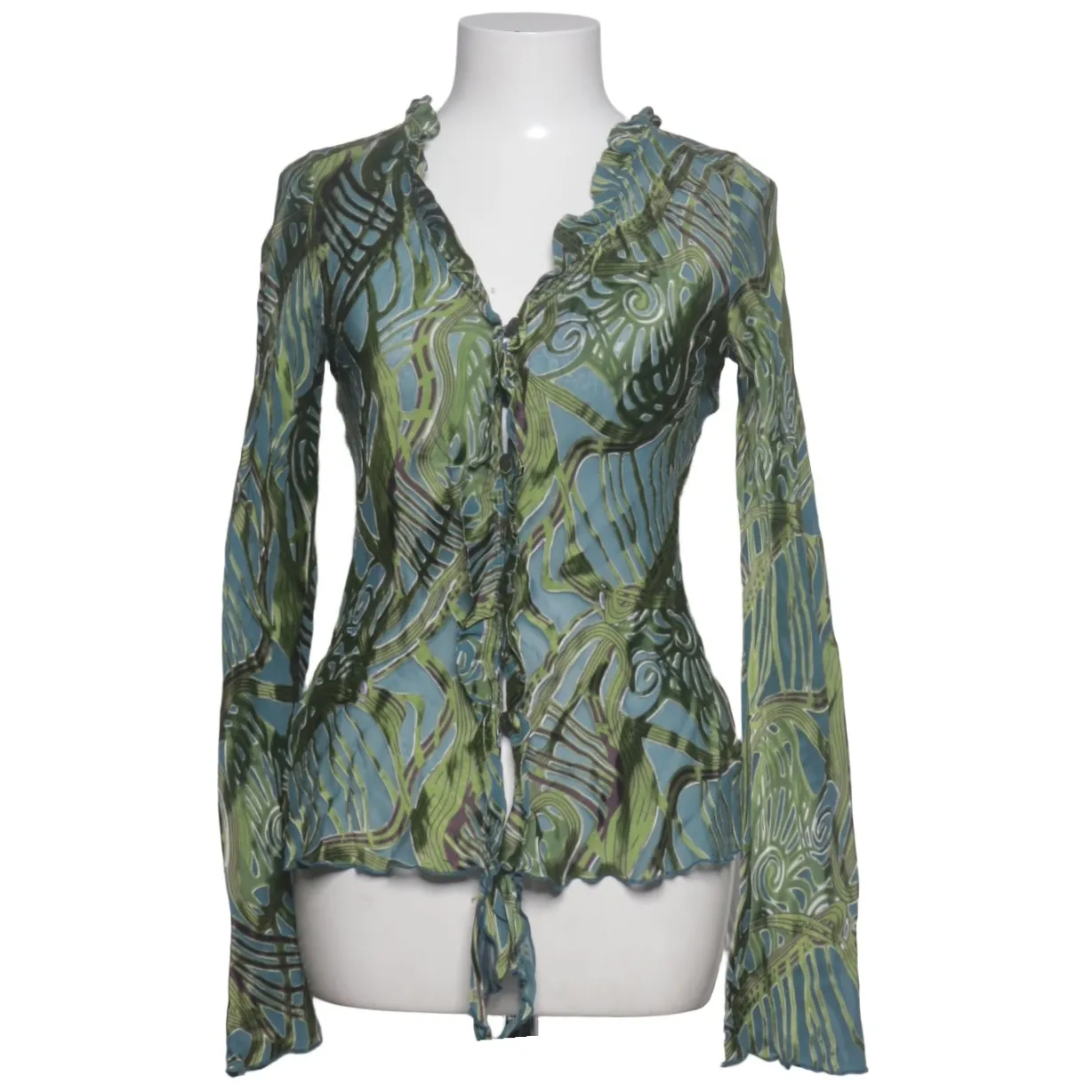 blus med omlott - XS/S