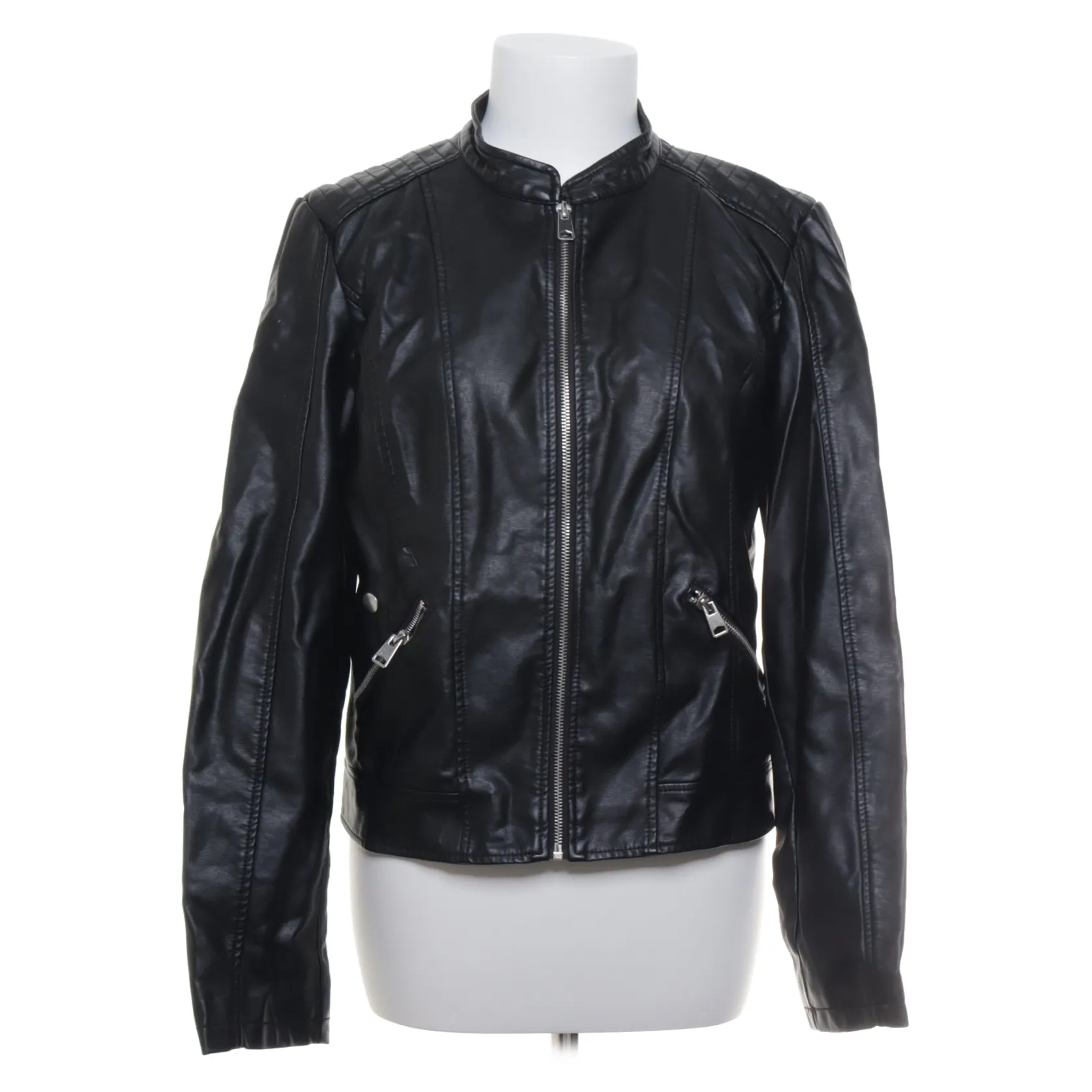 Vero Moda - VMKHLOE FAVO COATED JACKET NOOS 10212316 Bikerjacke - WMN-INT-L