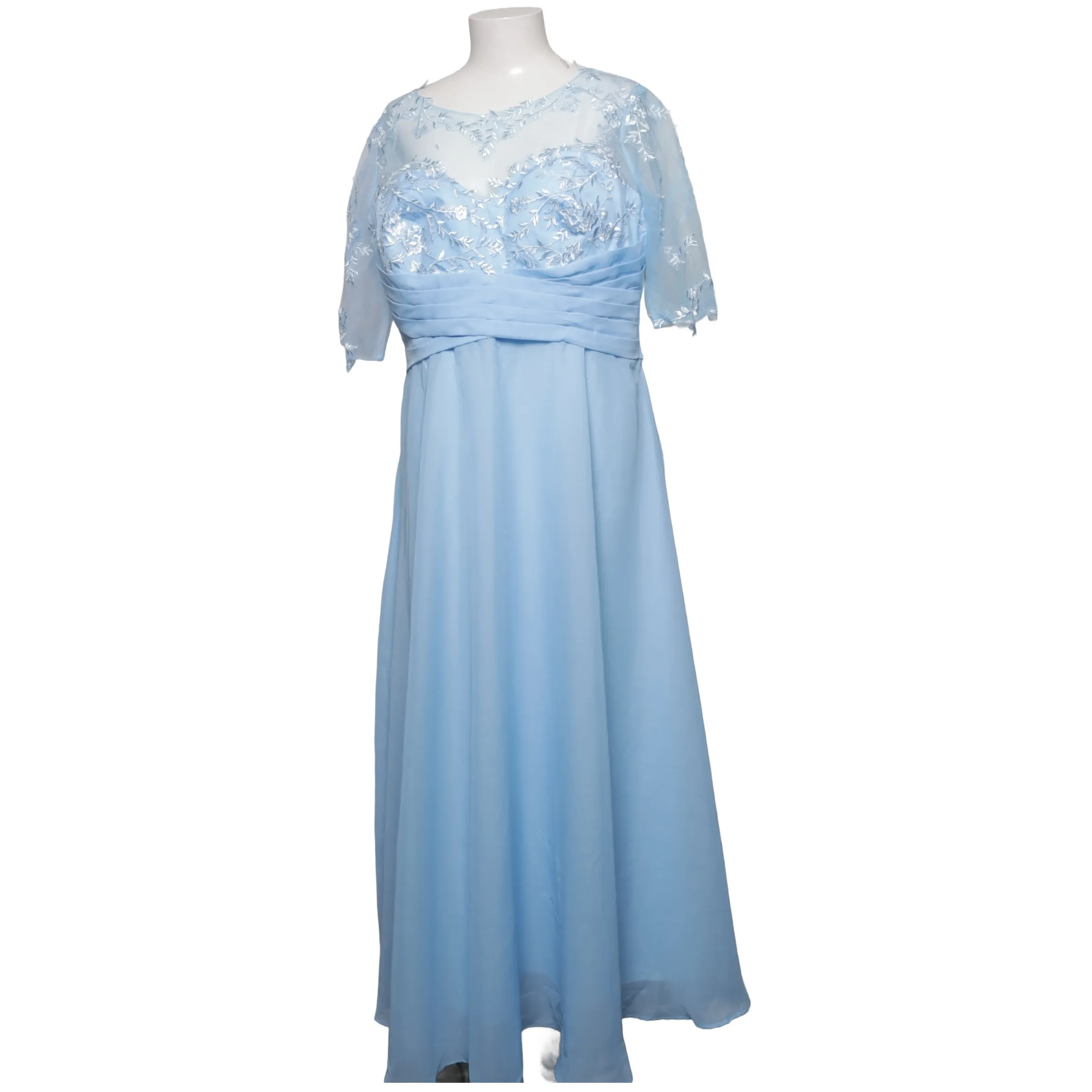2nd hand evening dresses Wedding Dress second Pink and blue is Length:90cm/35.4