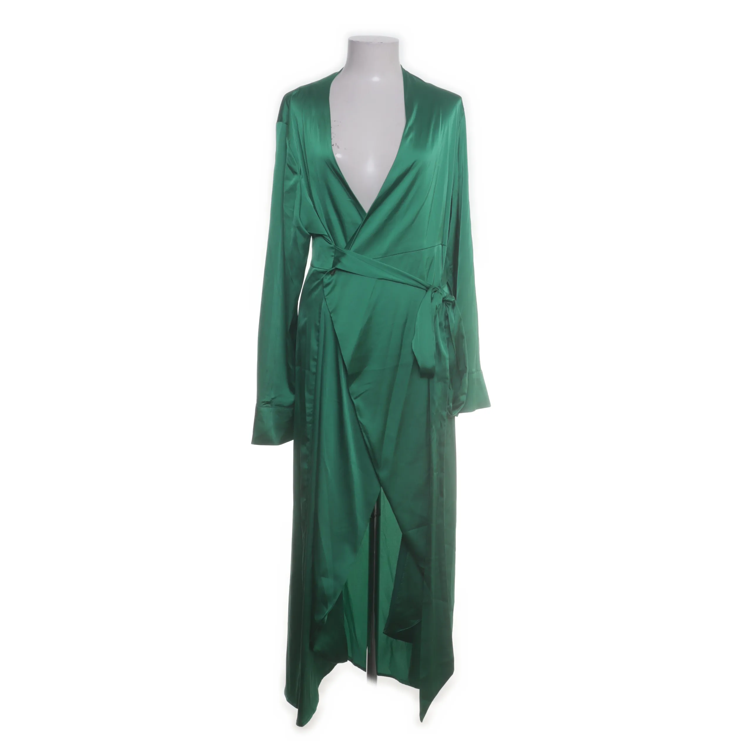 never fully dressed green wrap dress Hire Foil Spot Green Wrap Dress | Never Fully Dressed