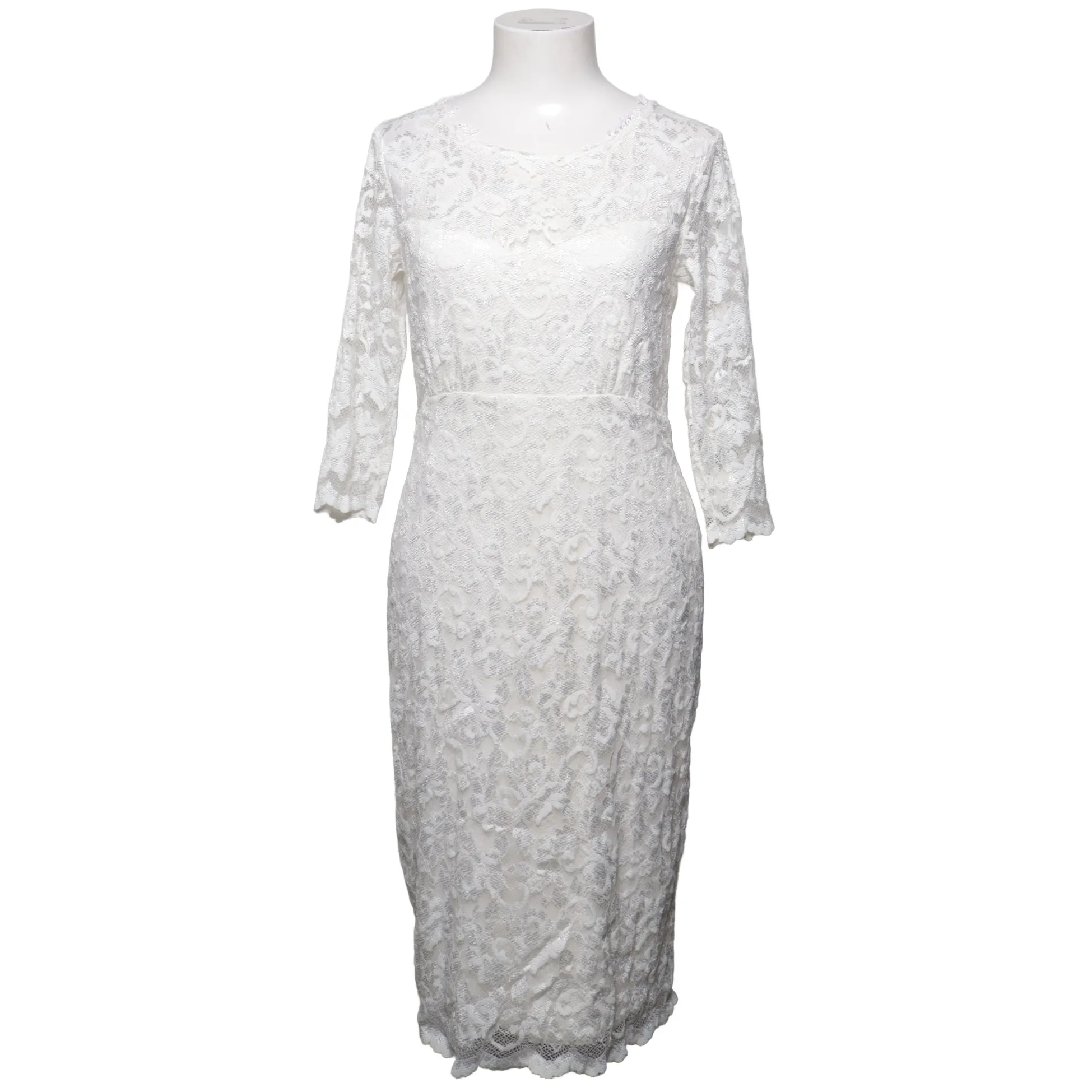 seraphine luxe lace dress Seraphine Lace Maxi Dress in Ivory