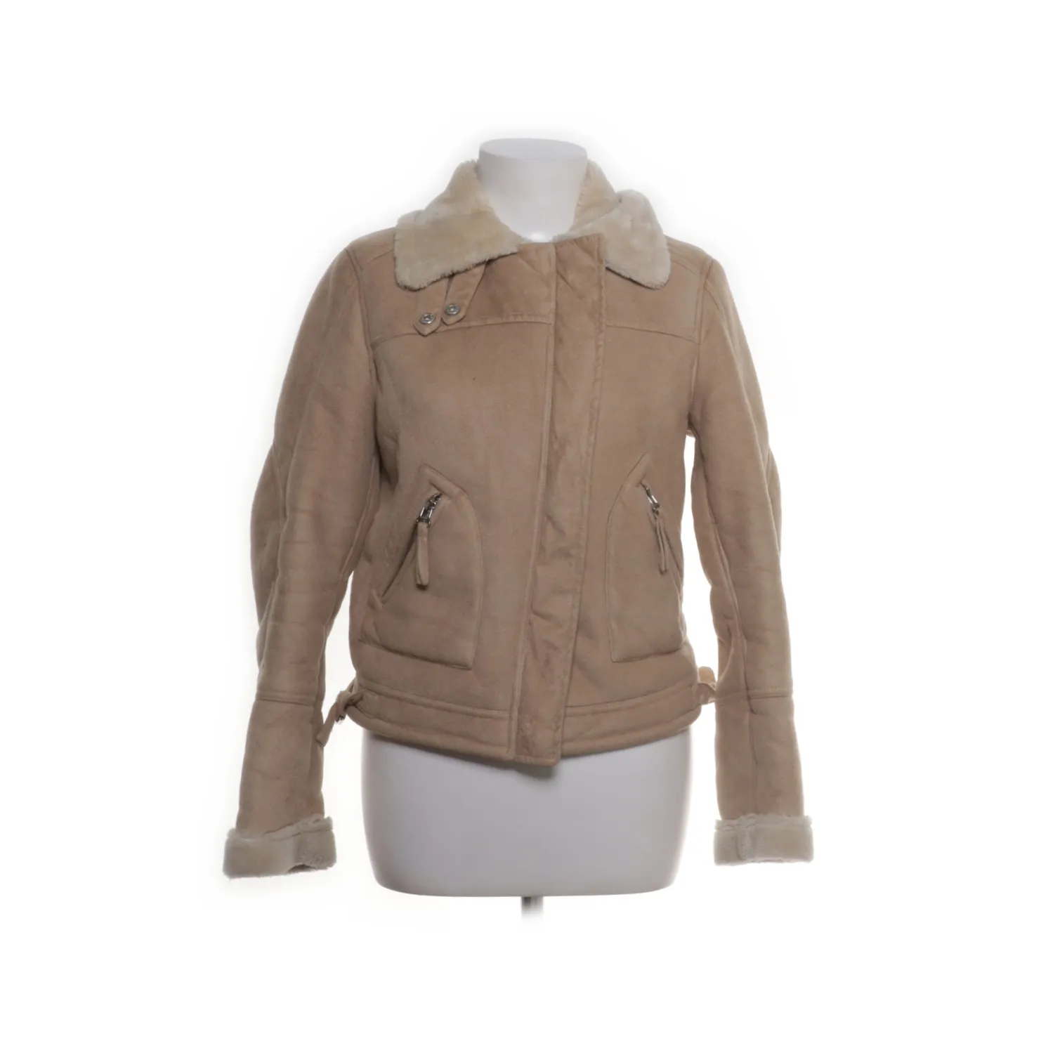 Bershka Premium Outerwear - Shearling Jacke - WMN-INT-L