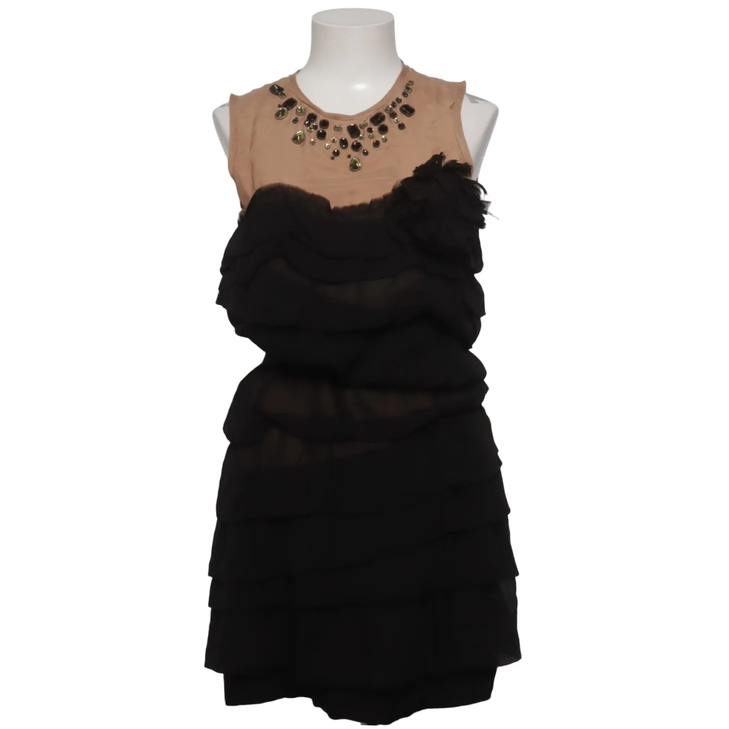 lanvin h&m black dress LANVIN x H&M One Shoulder Ruffled Black Cocktail Dress Sz 4 US/ 8 UK