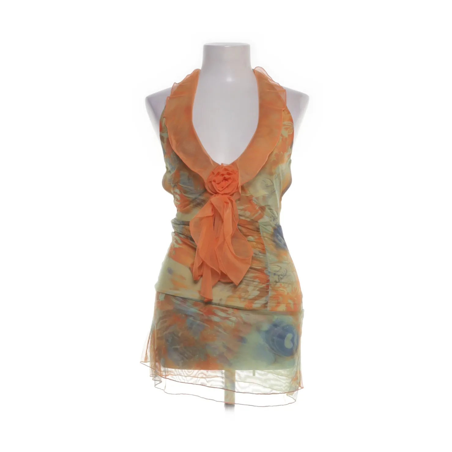 topp med halterneck - M