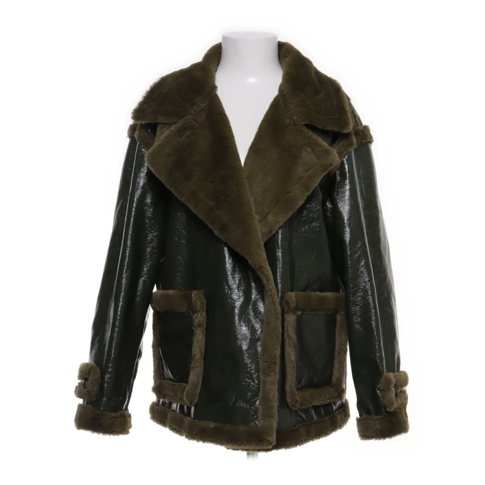 PrettyLittleThing - Shearling Jacke - WMN-EU-40